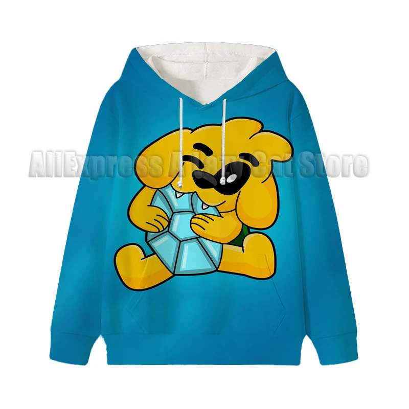 Sudadera con capucha de Mikecrack Compadretes para niños, ropa de dibujos animados, Sudadera de Manga, Top informal para bebé