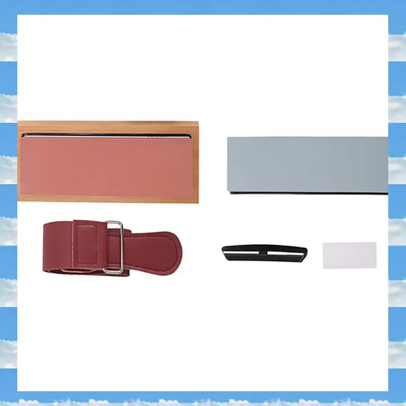

A11I Knife Sharpening Stone Kit 4 Side Whetstone Sharpener, Preium 400/1000 3000/8000 Grit Wet Stone Set, Water Stone