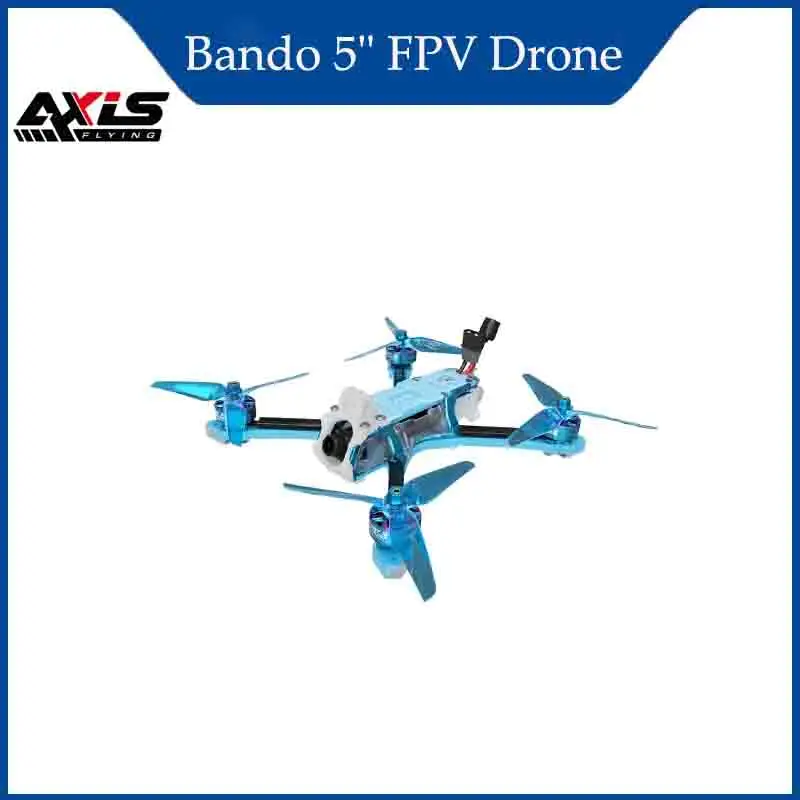 

Дрон Axisflying Bando 5" FPV для гонок и фристайла, рама True-X с полетным контроллером H743, мотор 2207.5, ELRS 2.4G, готов к установке GPS, радиоуправляемый дрон