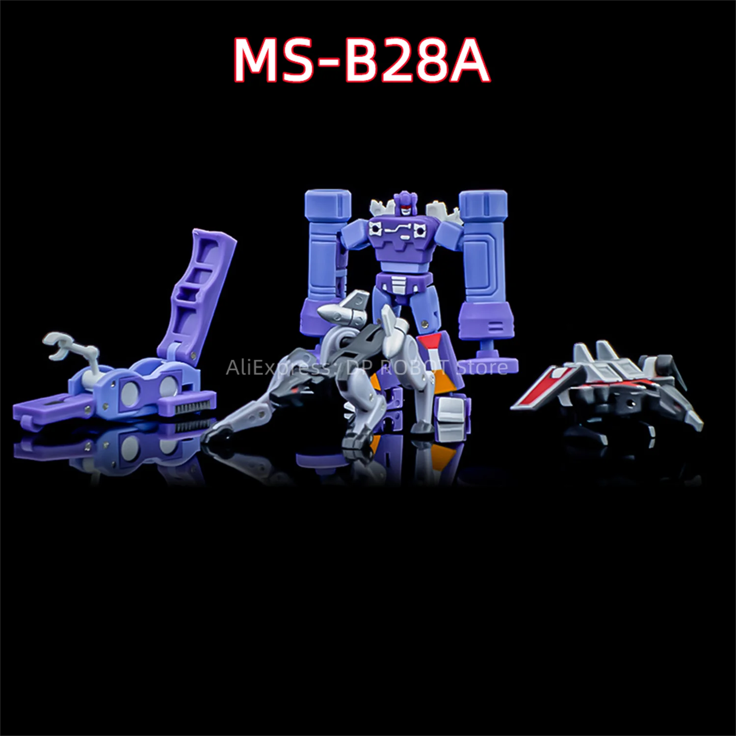 [IN STOCK ] MS-TOYS Magic Square Transformation MS-B28A MSB28A Tapes Team Mini-Cassette Soundwave Spy Patrol Action Figure