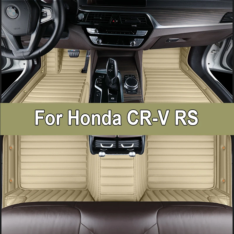 

For Honda CR-V CRV CR V RS 2023 2024 2025 Car Floor Mats Non-hybrid Auto Waterproof Alfombra Para Auto Car Accessories Interior