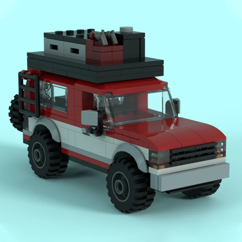 245 個 MOC オーバーランドピックアップトラック F シティファームモデルクリスマスギフトビルディングおもちゃブロック建築 DIY クリエイティブアイデア誕生日