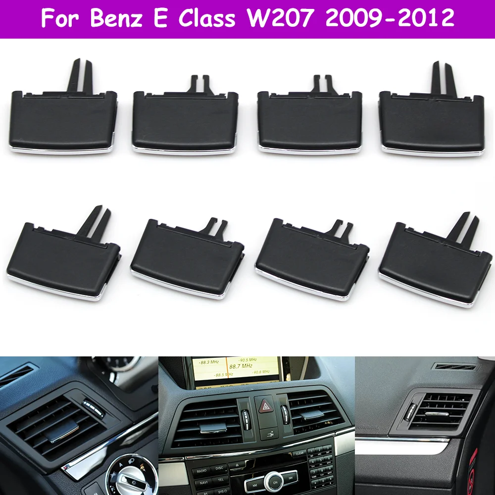 W207 Cabriolet Coupe Car Air Conditioner Left Right Central AC Vent Grille Tab Clip Outlet Repair Kit For Mercedes Benz E Class