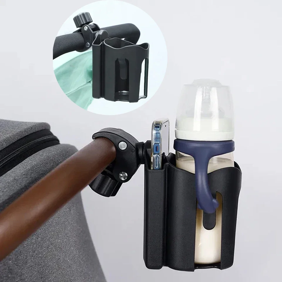 

Baby Stroller Water Cup Holder With Mobile Phone Holderbottle Holderelectric Carbicycle Universal Water Bottle Holder