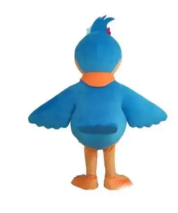 New Adult Halloween Christmas Halloween Lovly Blue Bird Mascotte Fancy Cartoon Mascot Costume Plush Fancy Dress Mascot Costume