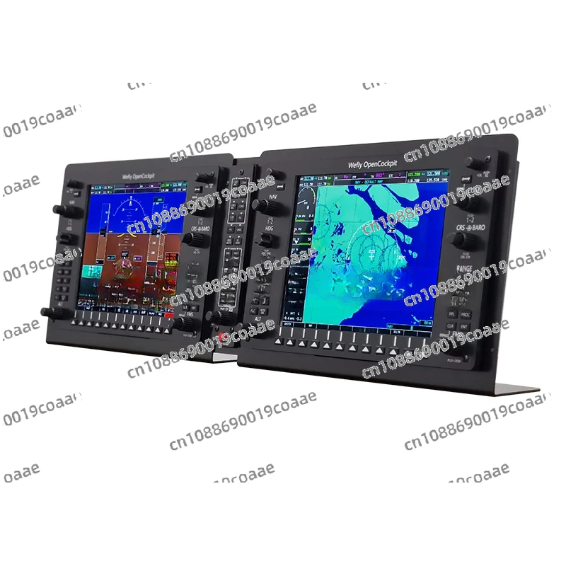 P3D Microsoft Simulated Flight G1000 Integrated Aerophone PFD/MFD Display Panel 10.4-Inch LCD Meters Display Xplan/FSX/MSFS2020