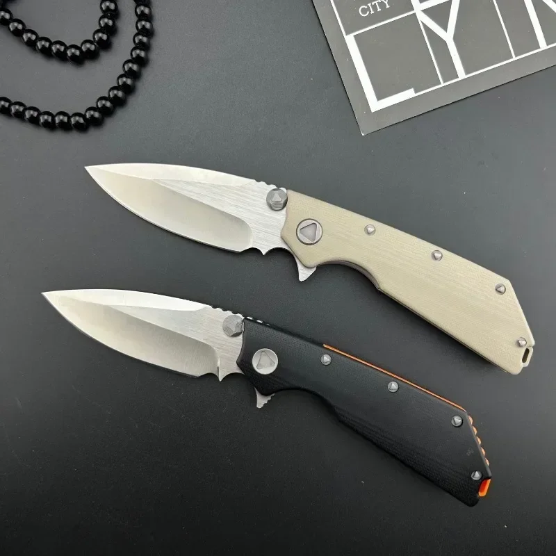 

Multi-tool Doc Outdoor Pocket Folding Knife D2 Blade G10 Handle EDC Kitchen Fruits Cutting Hand High Quality Tool Knives