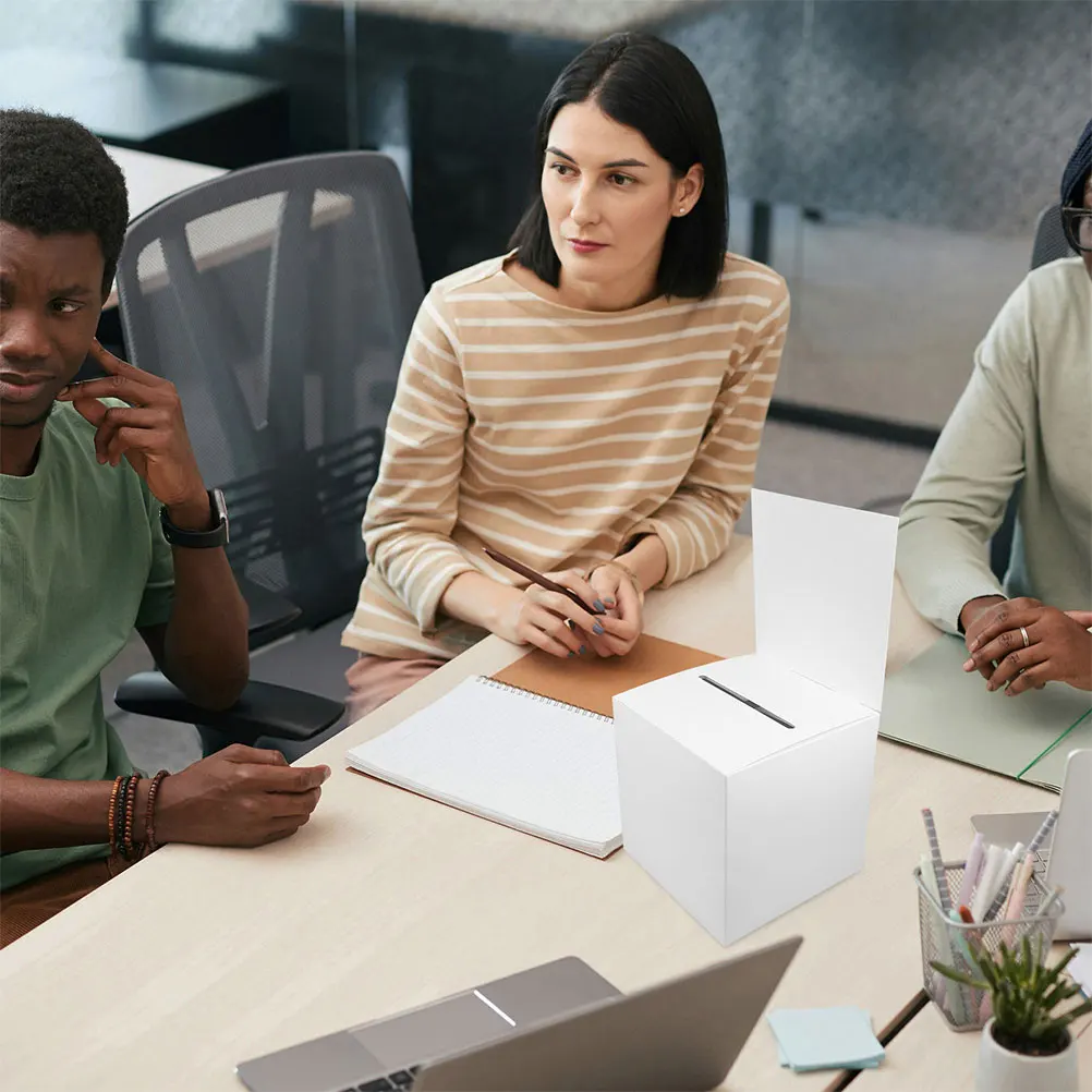 

15Pcs Ballot Boxes Multi Functional Raffle Donation Box for Parties Events Celebrations Party Supplies Vote Card Container