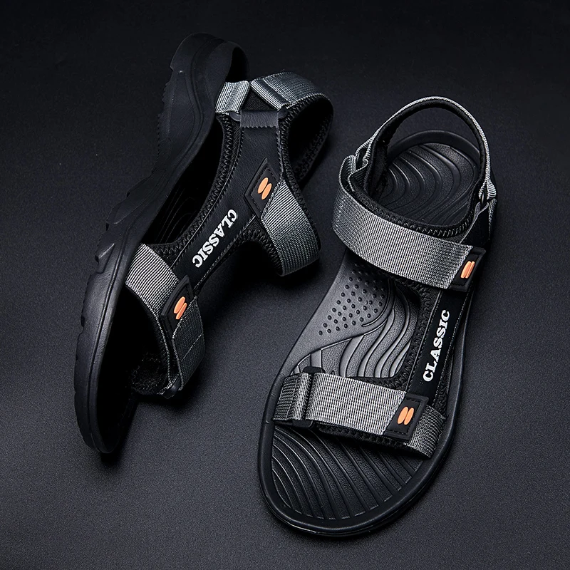 High Quality Sandals for Men Beach Platform Sandals Comfort Casual Leisure Shoes Lightweight 2023 Large Size Men Roman Sandalias