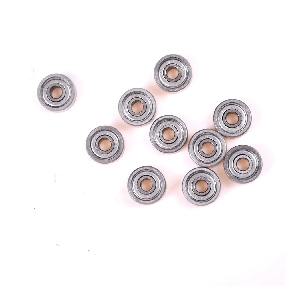 10Pcs/set Metal 606ZZ Miniature Deep Groove Shielded Ball Bearings 6*17*6 mm