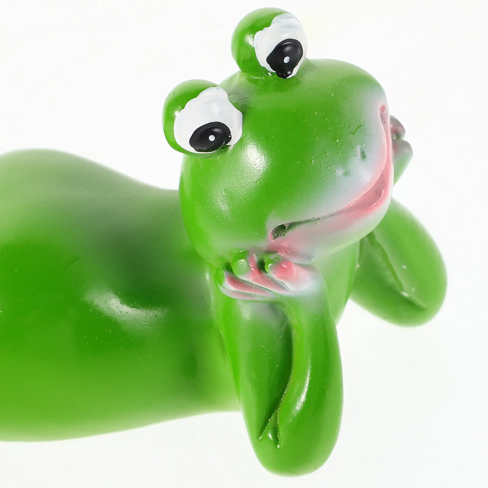 Cute Resin Frog Garden Ornament Lifelike Small Frog Decoration for Indoor Outdoor Bonsai Planter Pot Desk Garden Decor