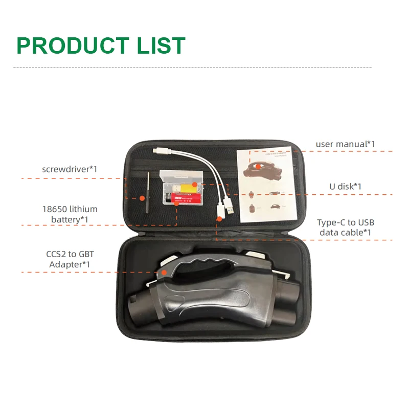 Hot Selling CCS2 To GBT Evse Charging Connector EV DC Charger CCS Adapter CCS2 To GBT Adapter