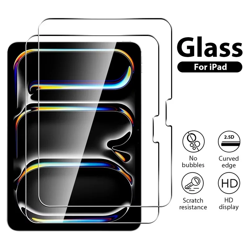 Tempered Glass Screen Protector For iPad Pro 11 2022 2021 2020 Protective Film For IPad 10th 9th 8th 7th 6th Gen Mini 6 Air 5 4