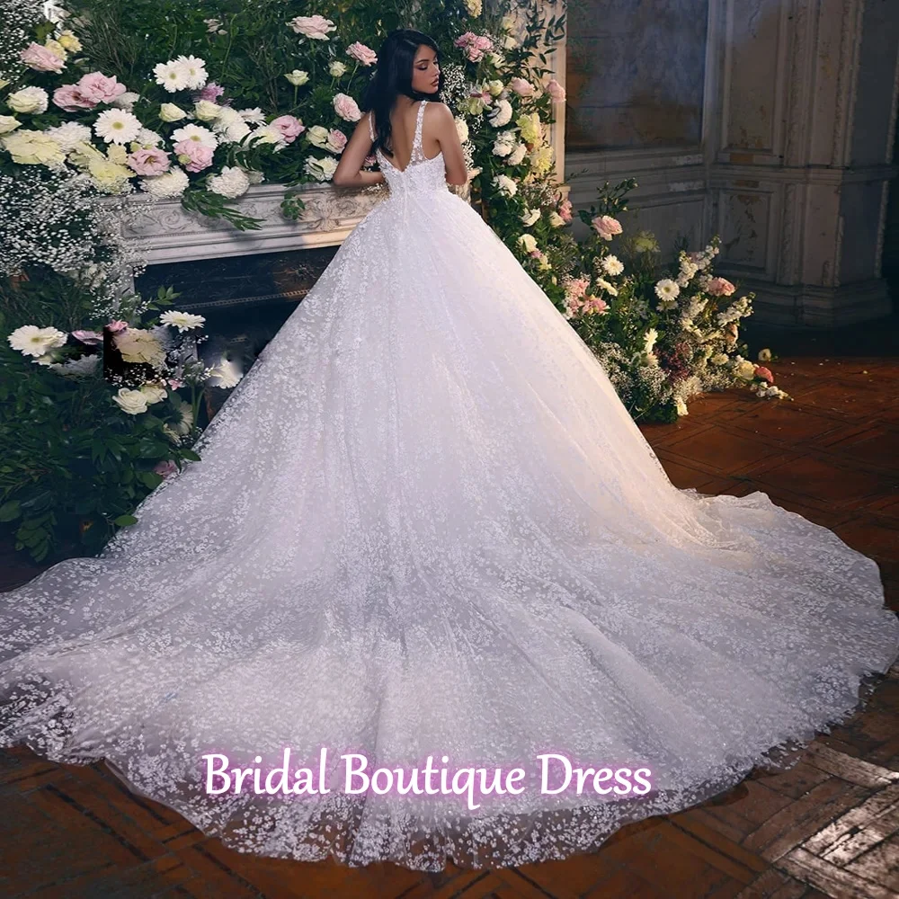 カスタマイズされたエレガンス A ライン オフショルダー ウェディング ドレス 3D 花 ゴージャスなローブ デ マリー Vestidos ノビア ブライダル ガウン