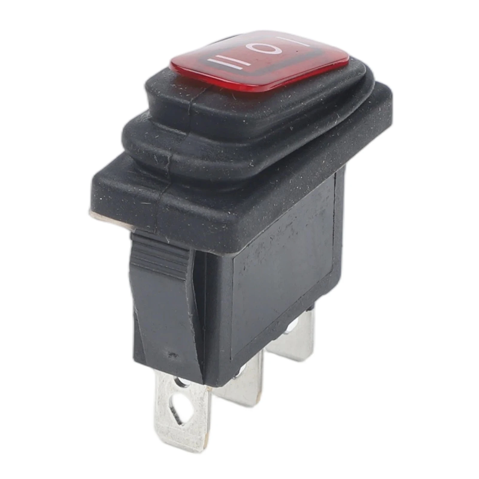 Electrical Applications 2.2*2.8*4.3cm Power Switch Connector High Current Capacity ON-OFF-ON Design Silver Contacts