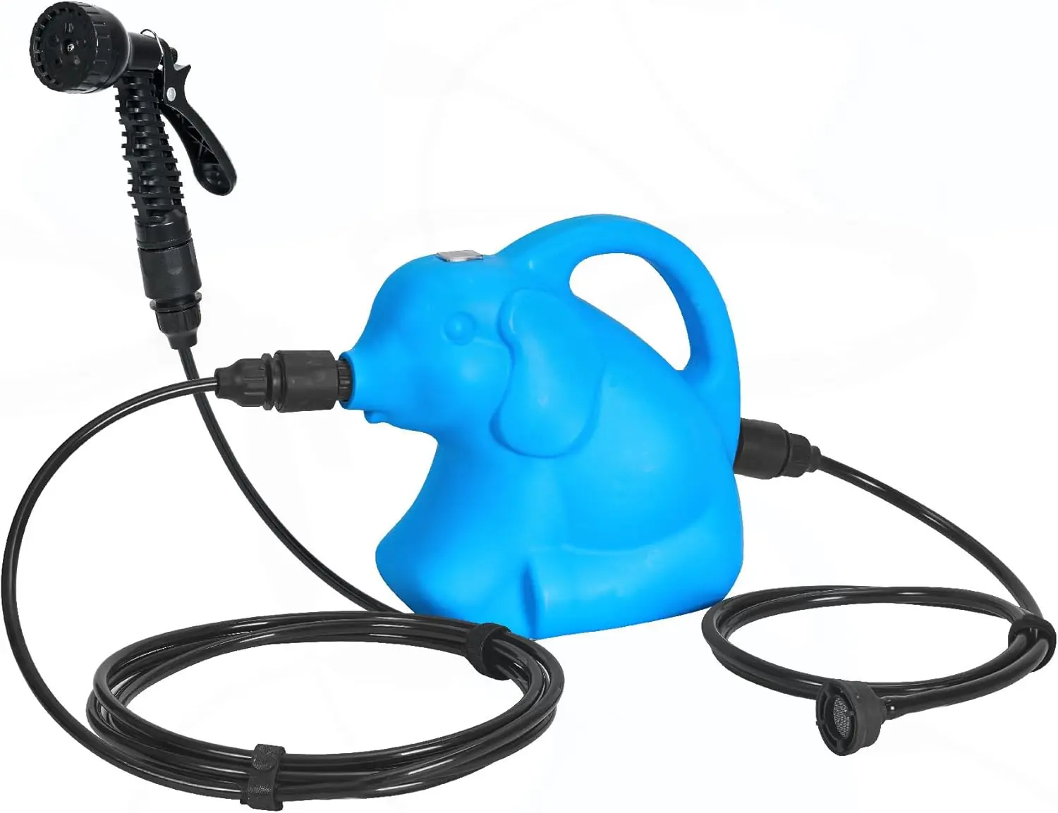 

Portable Camping Shower, 5 Spray Modes, Garden & Outdoor Cleaning, Pump Hose for Cars, RVs, Boats, Fences, Driveways, Patios – B