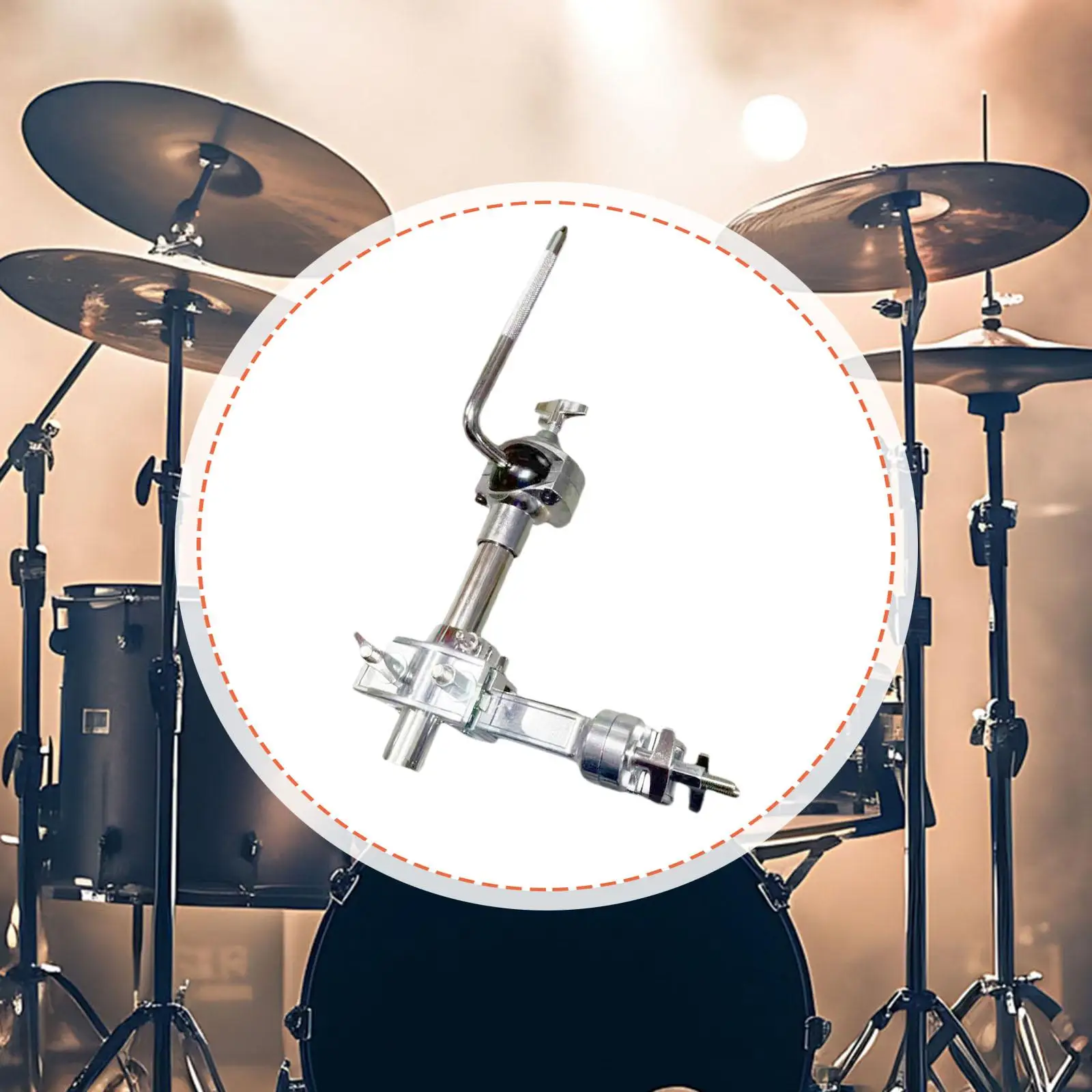drum-hardware-cymbal-extension-arm-steel-professional-for-performance-and-practice-clamp-adjustable-musical-instrument-accessory
