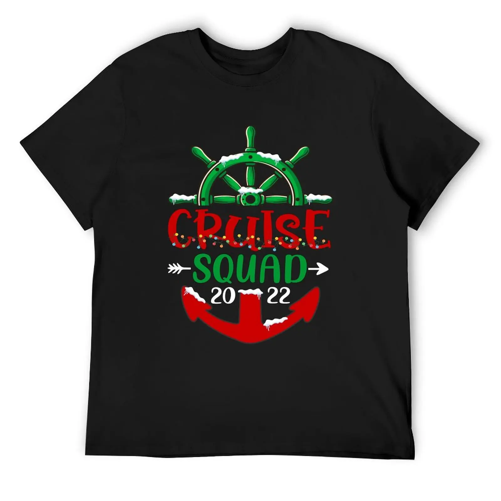 Merry Cruisemas 2022 Design Cruise Xmas Ship For Family Matching T-Shirt anime stuff oversized t shirt blanks sweat shirts, men