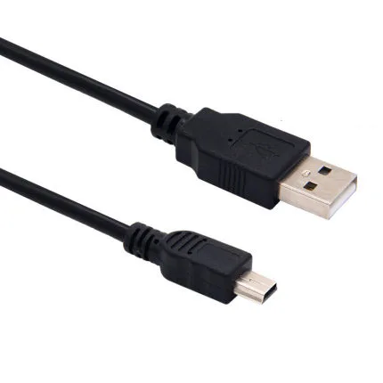 USB 2.0 미니 USB 왼쪽 아래로 각도 90도 케이블 0.25m 0.5m 1.8m 3m 5m 카메라 MP4 태블릿