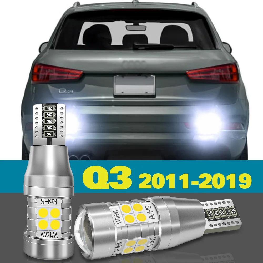 

Reverse Light For Audi Q3 Accessories 2011 2012 2013 2014 2015 2016 2017 2018 2019 2pcs LED Backup Back up Lamp