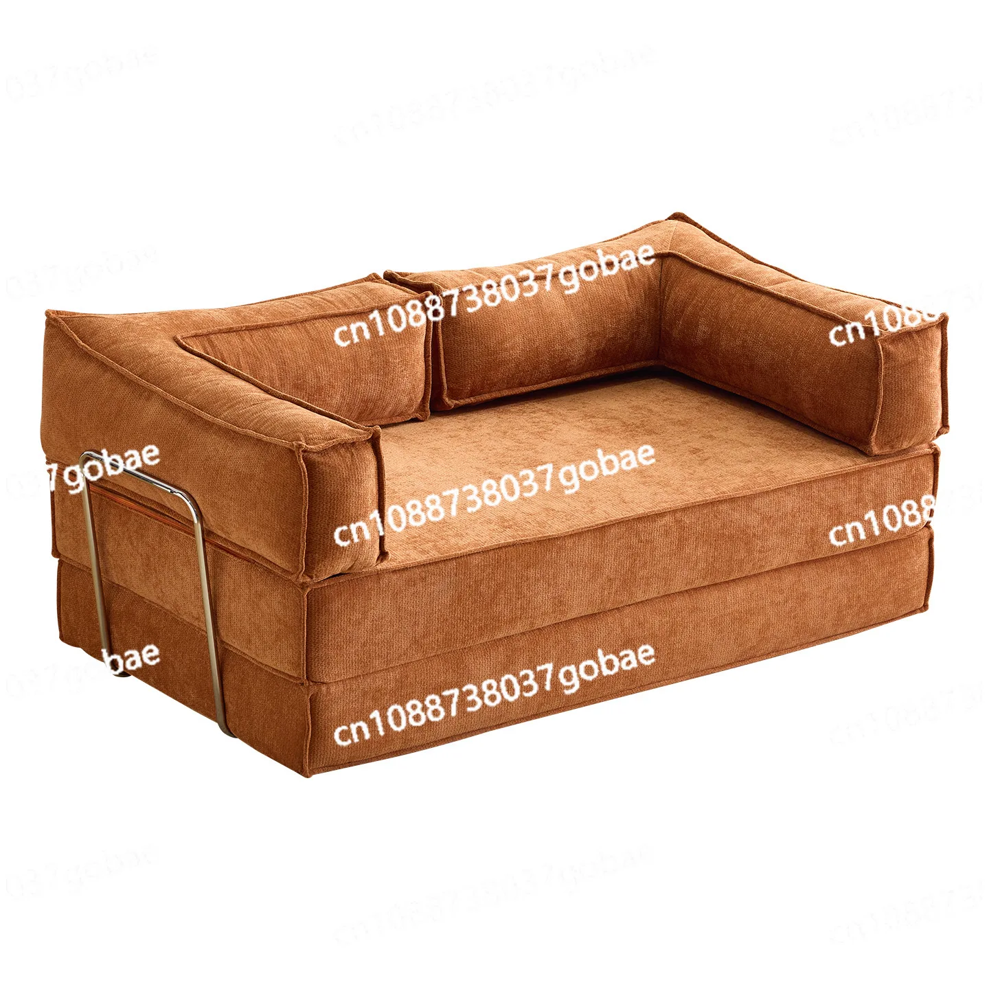 

Fabric sofa living room small apartment rental room single double compression sofa