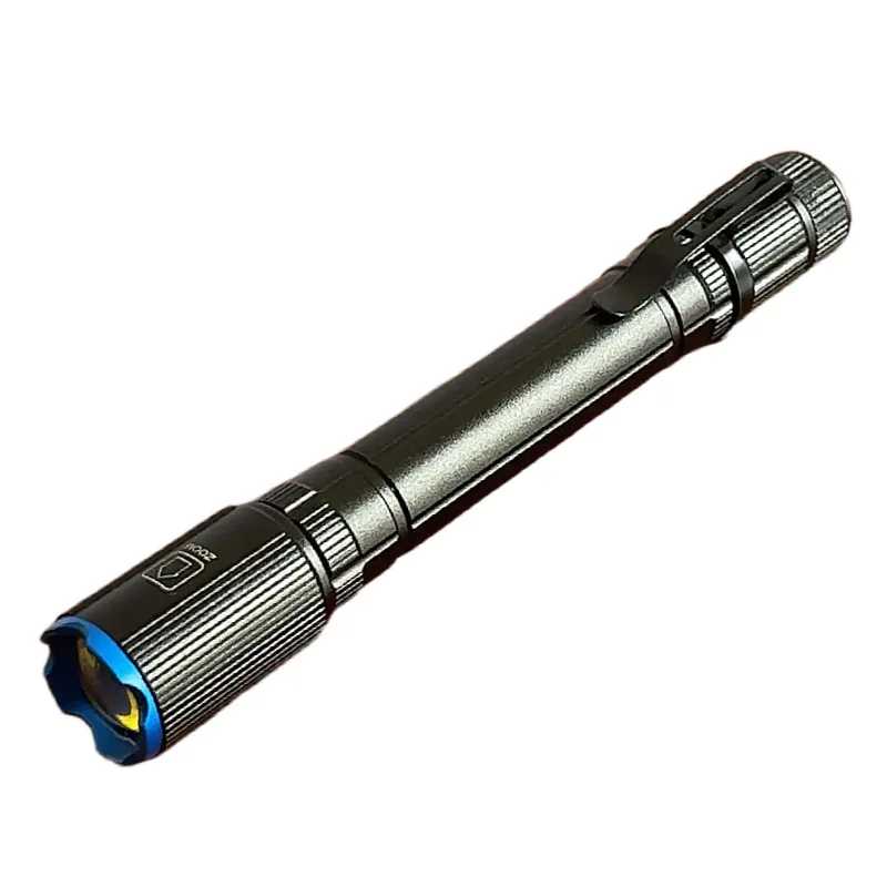 Ultra Compact LED Mini Flashlight with Strong Light AA Dry Battery Operated White Laser Pen Light for Medical Examination Use