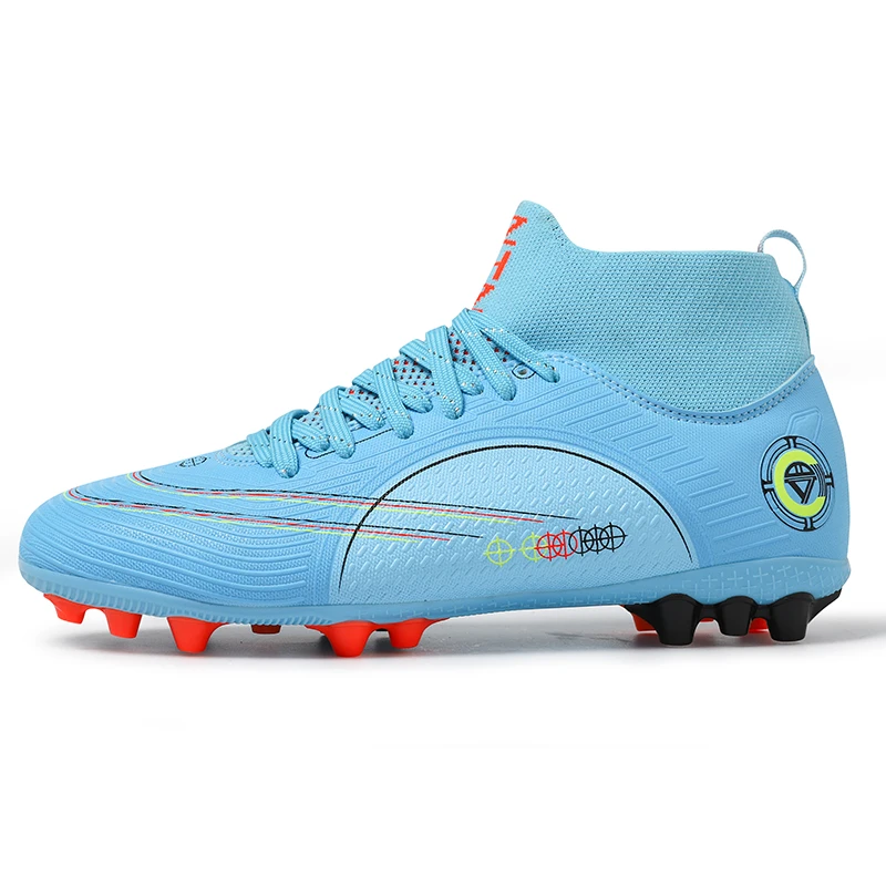 

2023 New Men's Soccer Shoes Non-slip Football Boot Children Outdoor Training Sneakers Turf Futsal Trainers Kids Footaball Cleats