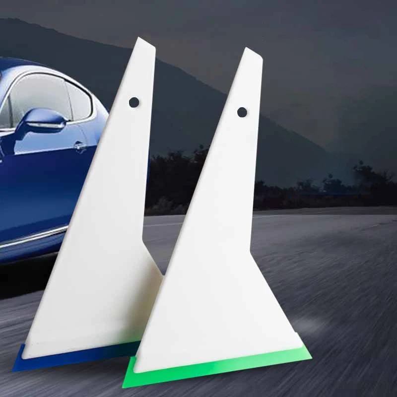 【F】1Pcs Window Tint Tool Car Windshield Squeegee With Insert Rubber Blade Windows Glass Film Installation Scraper Water Wiper