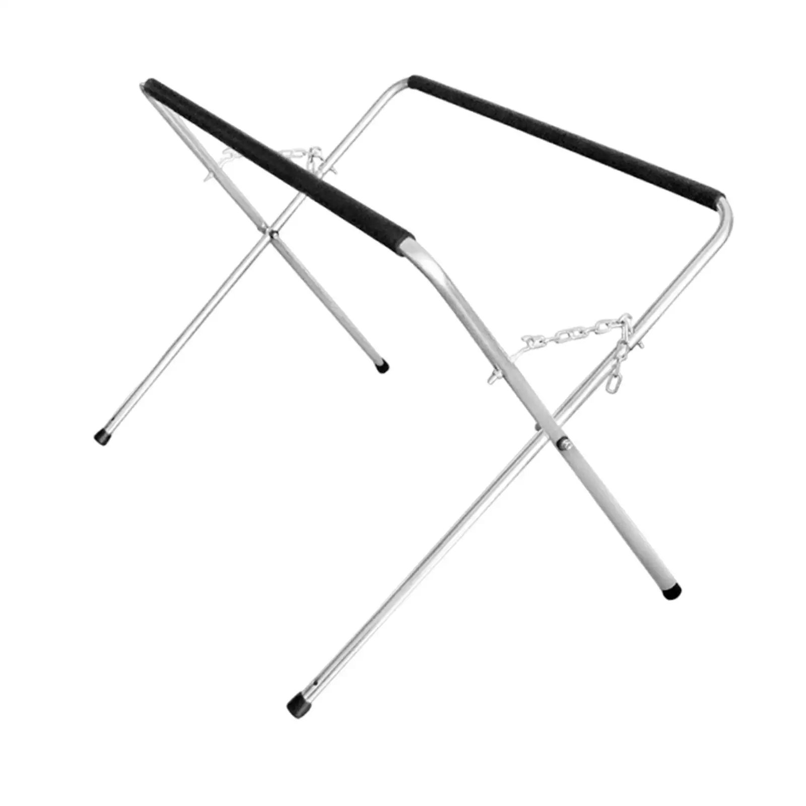 Auto Painting Rack with Adjustable Chains Multipurpose Accessory for Windshield and Galvanized Steel Tube Car Paint Rack