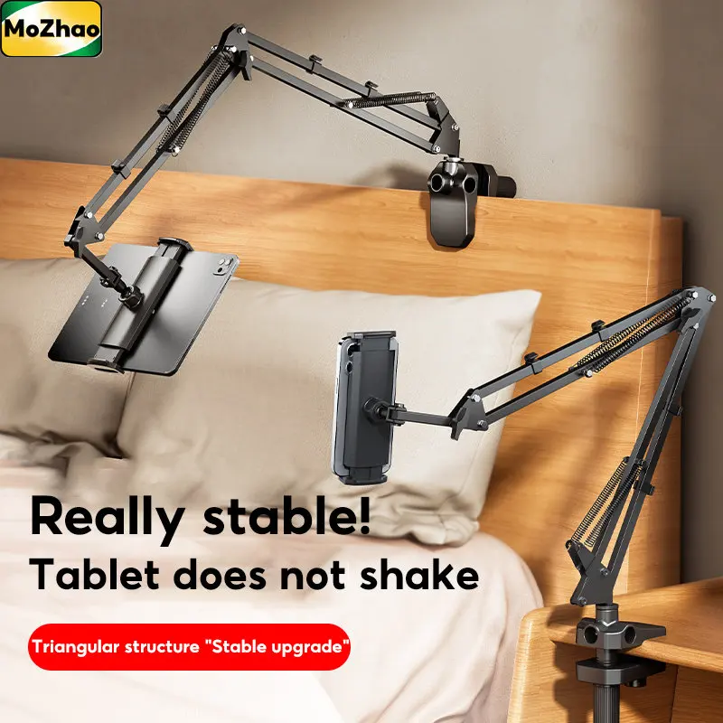 MoZhao Mobile Phone Stand Lazy Bedside Ipad Tablet Holder Desktop Cantilever Support Bracket