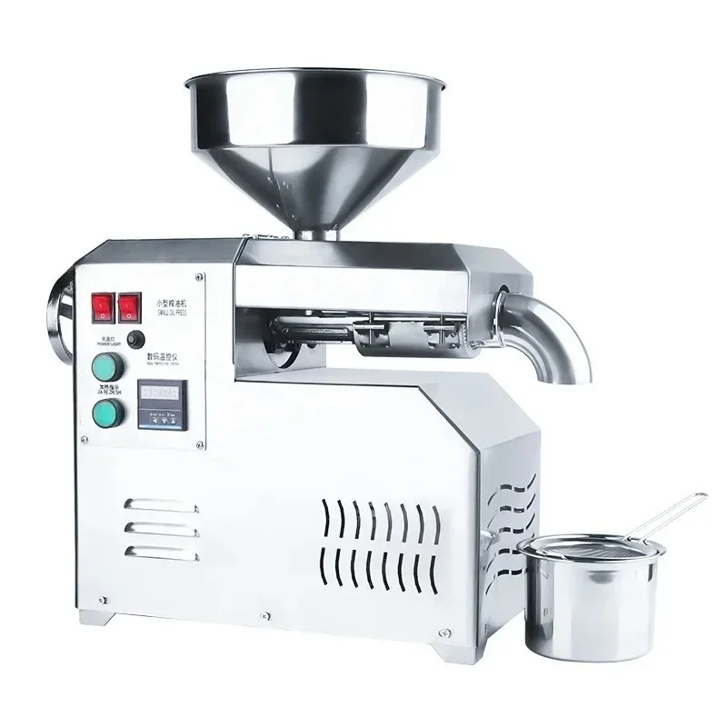 

Small Screw Cold Press Olive Coconut Cooking Oil Making Machine Palm Oil Extractor Soybean Peanut Oil Press Presser Machine
