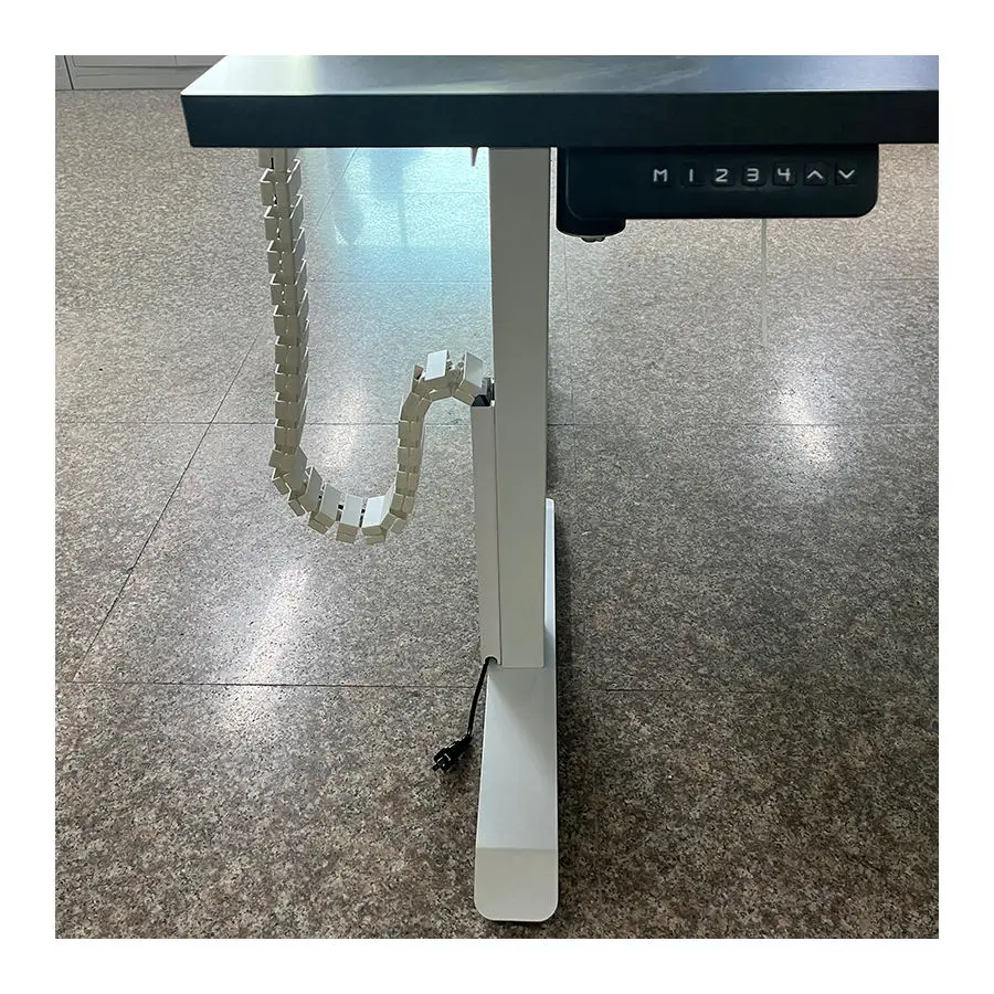 Organizador de Cables Vertical magnético de serpiente ABS de forma cuadrada, ajustable debajo de la Mesa, bandeja de cables de alambre, gestión de columna vertebral