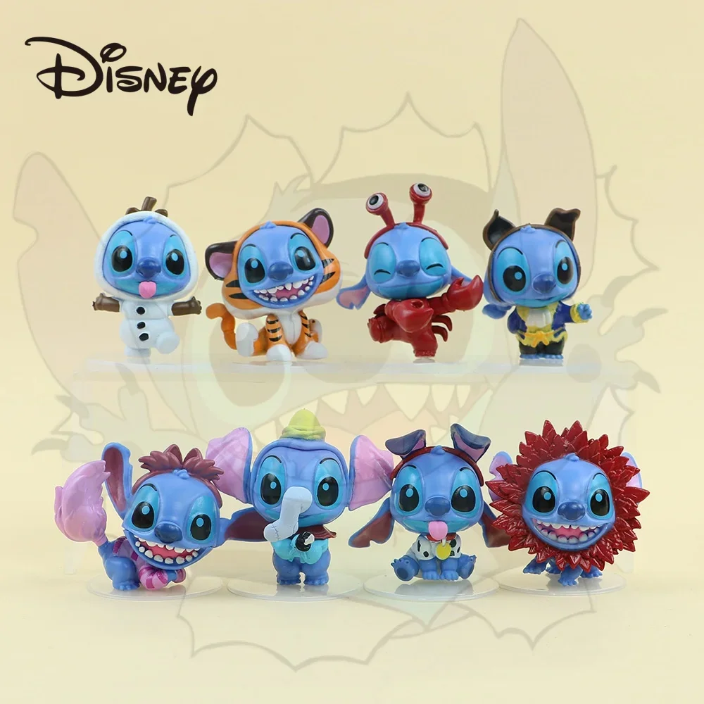 

Dinsey Stitch Doll Model Cartoon Stitch Action Anime Figure Model Doll Cute Toys Esports Room Desktop Ornaments Children Gifts