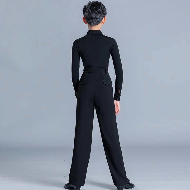 Nuevo traje de baile latino para niños, pantalones de baile de salón estándar para niños, pantalones de baile de vals Cha VBH1695