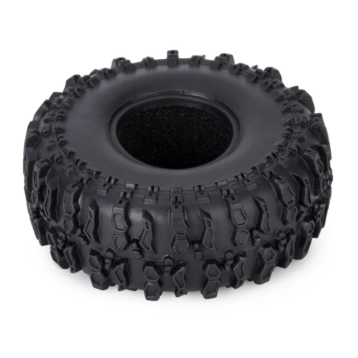 4 pçs 62mm 1.0 "pneu de roda de borracha macia para 1/18 1/24 rc rastreador carro axial scx24 TRX4-M atualizar peças acessórios