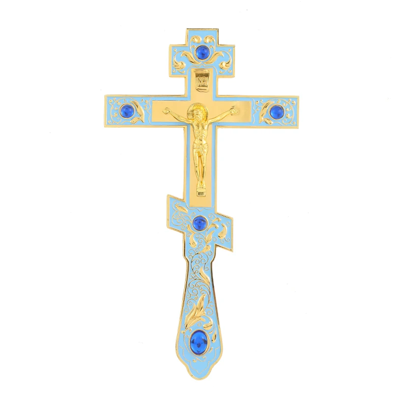 Neues Orthodoxes Kreuz Jesus-Kruzifix Kirchendekoration Christliche Dekoration Russische Religiöse Orthodoxe Kirchenartikel Hängende Kreuze – Detail 13