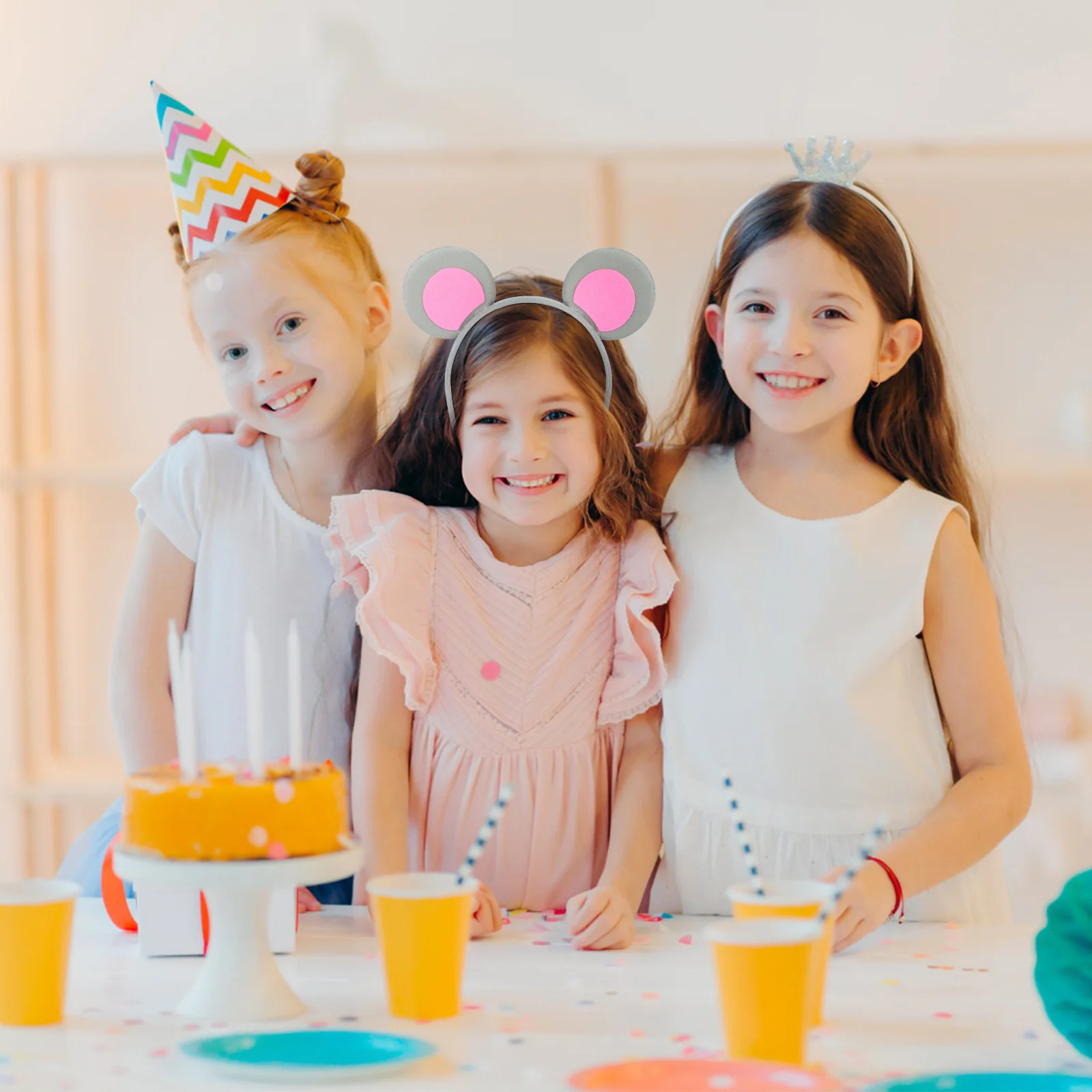 

Halloween Mouse Ears Headband Cute Animal Hairband for Party Cosplay Costume Festival Fun Wear Comfortable Design