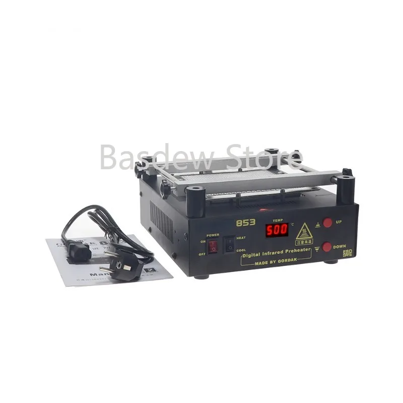 Far infrared preheating platform, environmental protection digital display preheating and dismantling platform