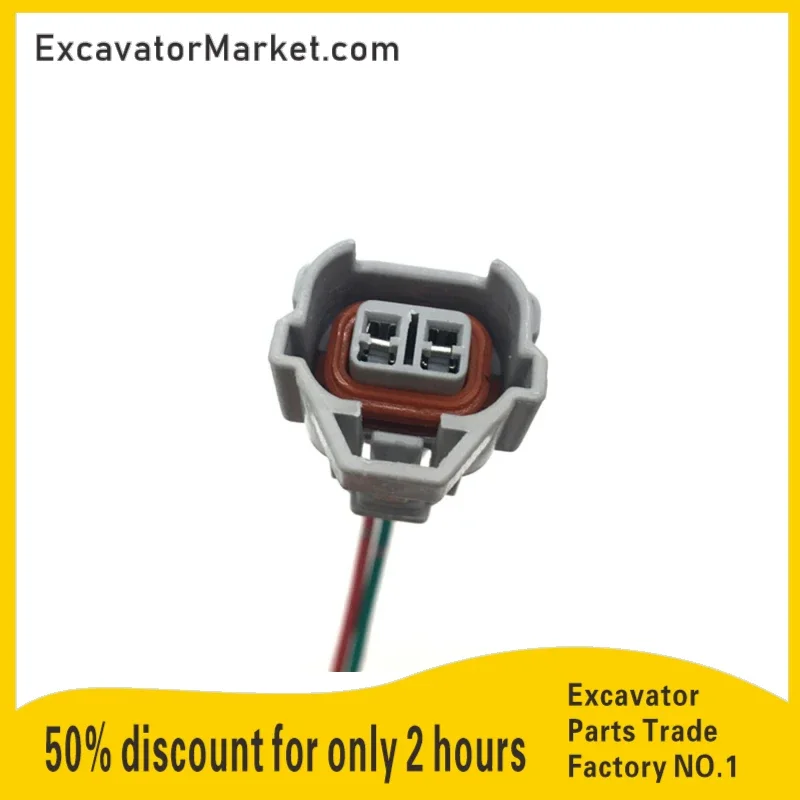 Excavator Parts For Hitachi Zax200 210 240 270 330-3 Denso High Pressure Oil Pump Cable Connector Scv Valve Plug