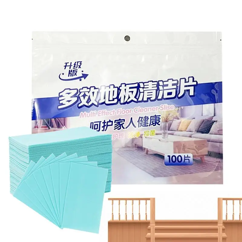 Household Floor Cleaners Multifunctional Floor Cleaner Sheets Compact Scented Multi-surface Cleaning Tablets For Wood Synthetic