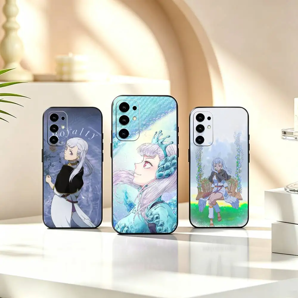 Popular Black Clover Noelle S-Silva  Phone Case For Samsung S26,S25,S24,S23,S22,S21,S30,Ultra,Plus,Fe,Soft Silicone Black Cover