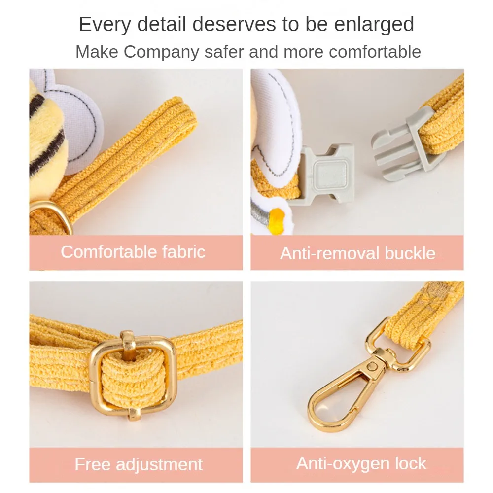 Cat Leash Convenient Safe High Quality Highest Evaluation Reliable Best Selling Nylon Pet Leash Cat Strap Cat Belt Comfortable