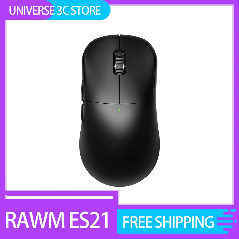 

Rawm Es21 Wireless Mouse 8k Three Mode Lightweight Paw3950 30000dpi Custom 600mah Game Mice For Esport Gamer Accessory Gift