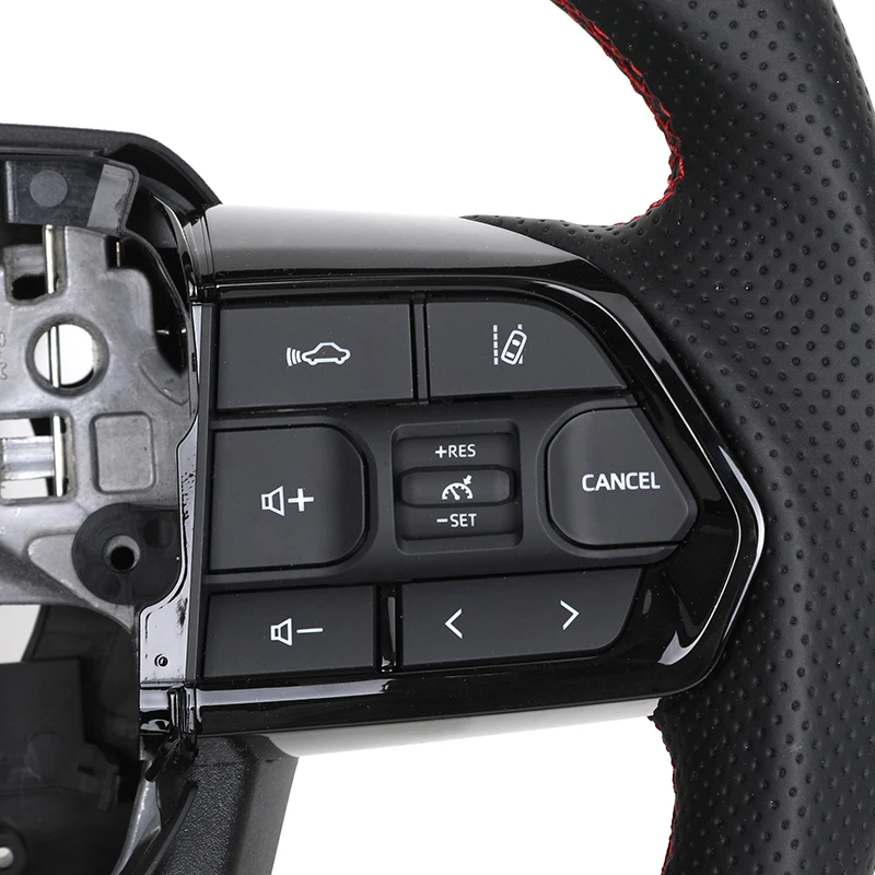 عجلة قيادة جلدية GR Sport Volante لسيارة Toyota Landcruiser 79 Series LC200 LC300 LC 300 Prado 150 Hilux 4runner GR 4 Runner