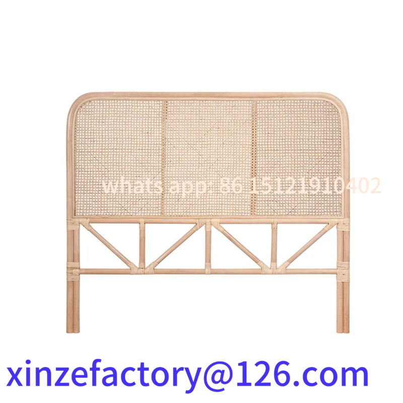 Aanpasbaar Scandinavisch rotan kunst rotan hotelbed en ontbijt hoofdeinde scherm creatieve ins