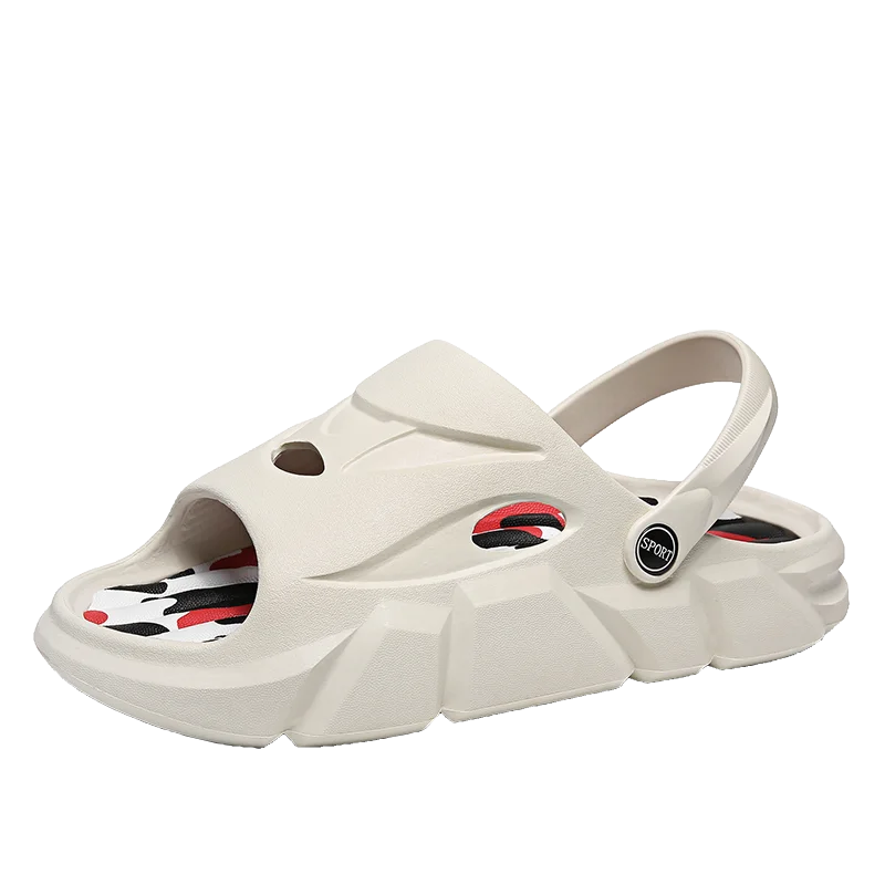 

Men's sandals, summer fashion, casual and breathable beach slippers, flip-flops, new men's slippers, family bathroom shoes