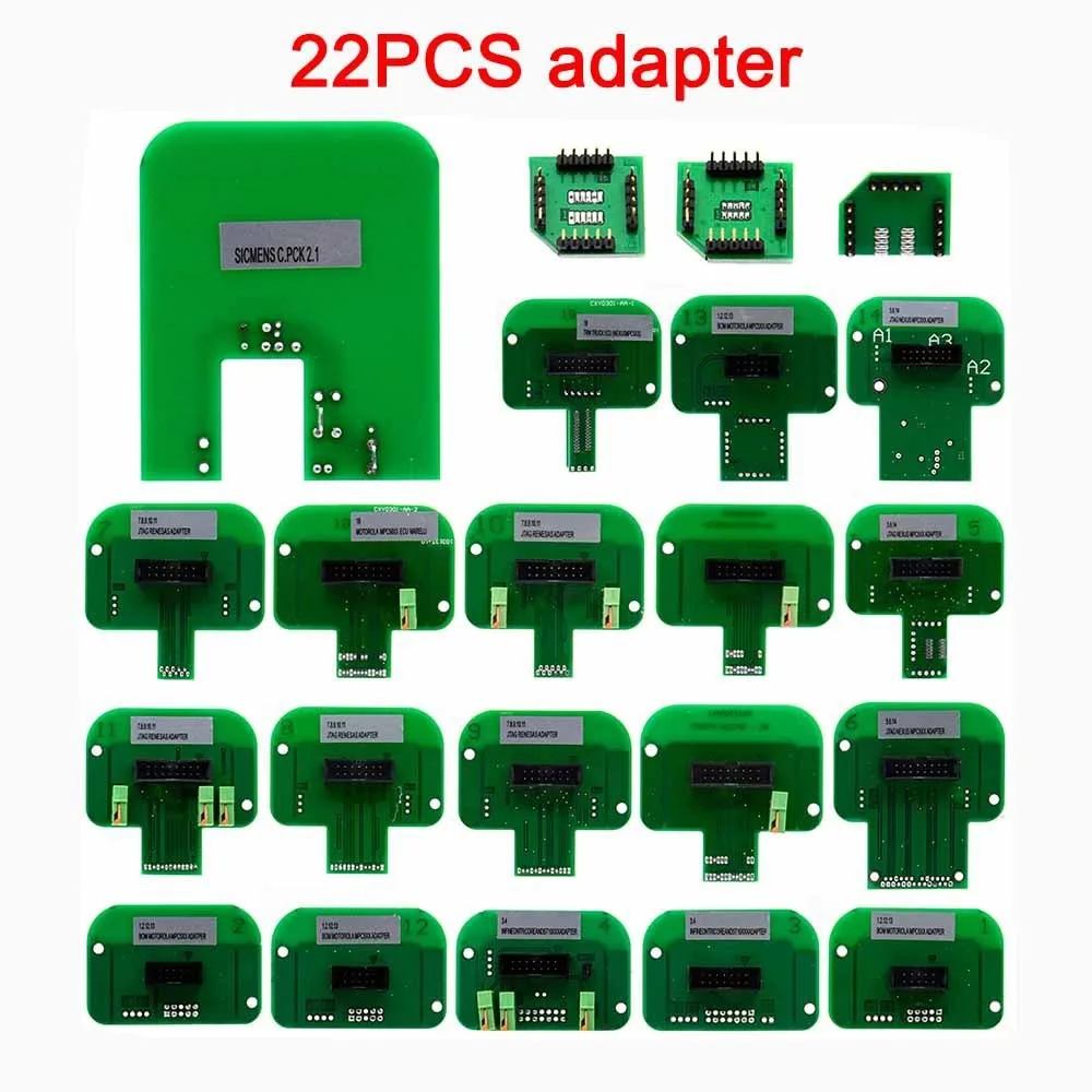 BDM Frame Adapter 22Pcs Bdm Adapters for KTAG KESS FGTECH BDM100 Probe Adapters LED ECU RAMP Chip Tuning Tool