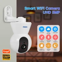 KERUI-minicámara IP inteligente Tuya, 4K, 8MP, WiFi, soporte, interior, inalámbrica, seguridad para el hogar, IA, detección humana, cámara de vigilancia CCTV