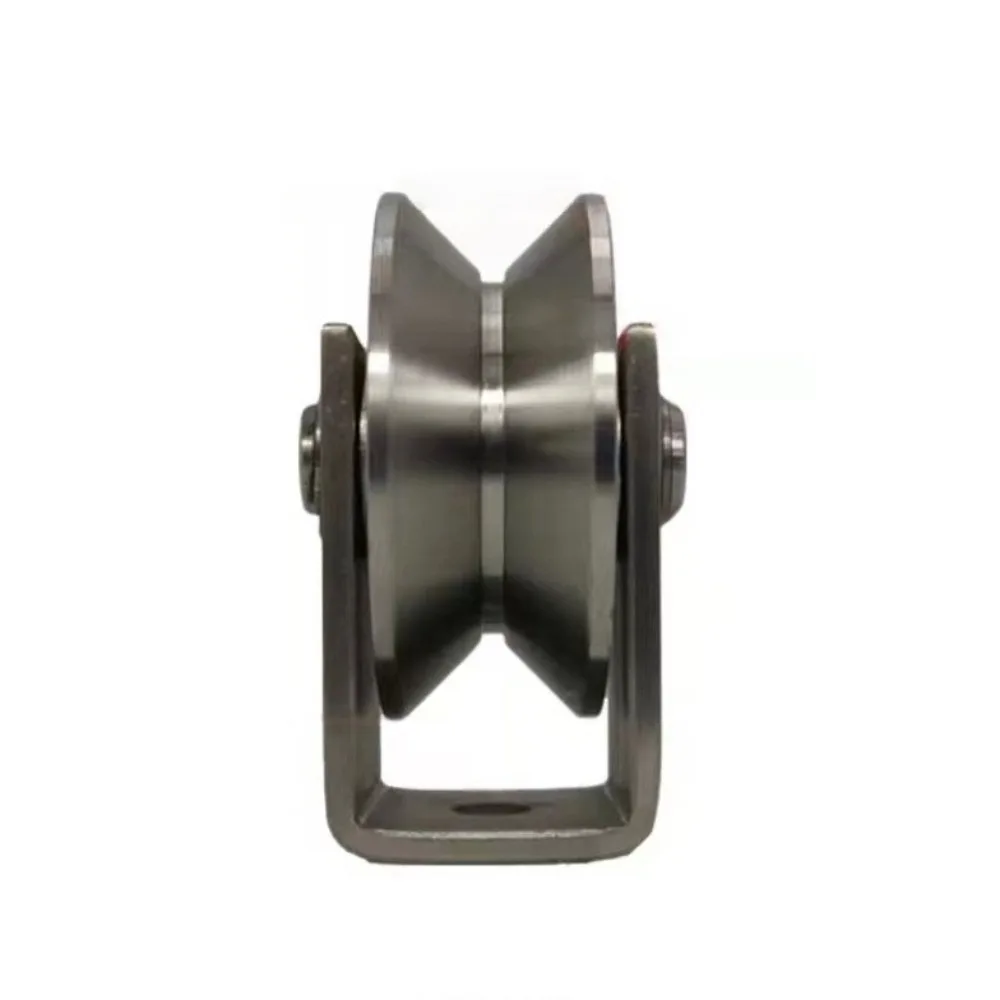 

Heavy Duty V Groove Pulley Smooth Rolling Corrosion Resistant V Sliding Gate Roller Wheel Easy Install Industrial Grade