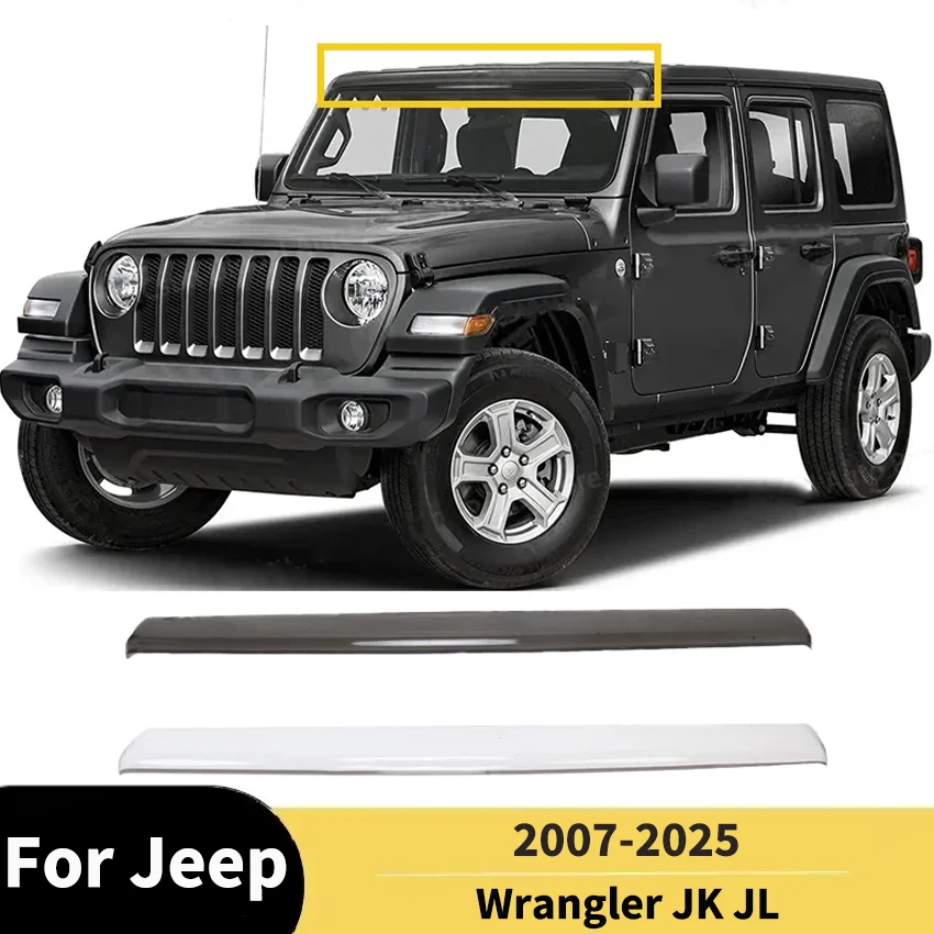 Osłony przeciwsłoneczne na dach samochodu Jeep Wrangler JK JL 2007-2025, deflektor wiatru na szyberdach, części samochodowe